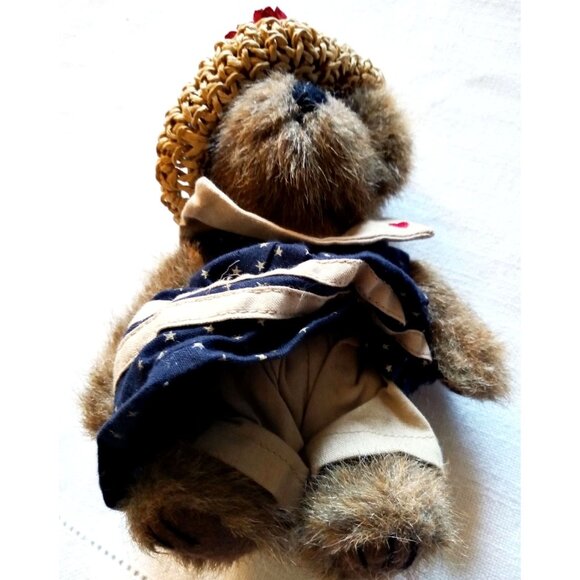 Caroline Mayflower Boyds Bears Plush Hat & Dress 6" Collectible Stuffed With Tag - Picture 13 of 13